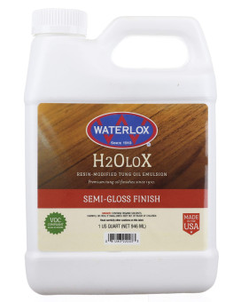 Waterlox H2Olox Water Based 1 Quart Semigloss