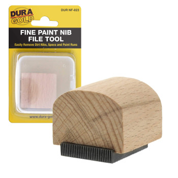 Duragold Fine Paint Nib File Tool Fix Paint Imperfections Shave Off Surface Defects Remove Runs Dust Dirt Debris Au