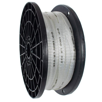 Golberg Woven Polyester Cable Pulling Tape Printed White Conduit Electric Mule Tape Professional Pull Tape Electric Install