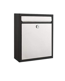 Modern Wall Mounted Locking Small Architectural Mailbox From Bailey Boxes 1225 H X 1025 W X 35 D The Murphy