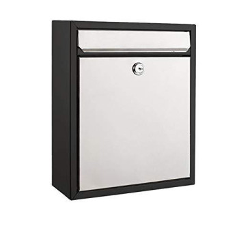 Modern Wall Mounted Locking Small Architectural Mailbox From Bailey Boxes 1225 H X 1025 W X 35 D The Murphy