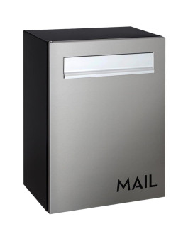 Wallmounted Modern Locking Mailbox From Bailey Boxes Enhance Your Home With The Franklin 1575 H X 1175 W X 75 D El