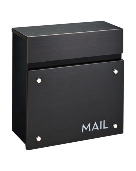 Wallmounted Modern Locking Mailbox From Bailey Boxes Enhance Your Home With The Dalton 1425 H X 14 W X 575 D Elevat