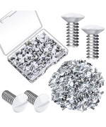 Hotop 120 Pcs Wall Switch Plate Screws 516 Inch Long 632 Thread Switch Cover Metal Panels Screws Oval Head Replacement Socket