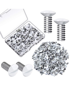 Hotop 120 Pcs Wall Switch Plate Screws 516 Inch Long 632 Thread Switch Cover Metal Panels Screws Oval Head Replacement Socket