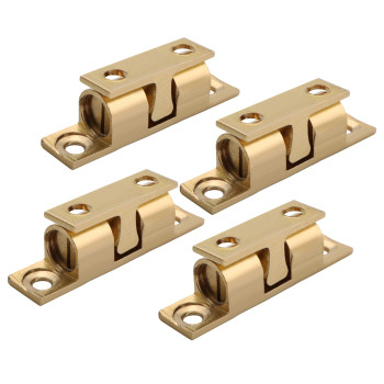 Alise Double Ball Tension Roller Catch Latch For Cabinet Closet Furniture Doors 40Mm Solid Brass Adjustable Door Catches Hardw