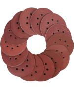 Lotfancy 210Pcs Sanding Discs 5 Inch 8 Hole 40 60 80 100 120 180 240 320 400 800 1000 1500 2000 3000 Grit Assorted Sandpaper