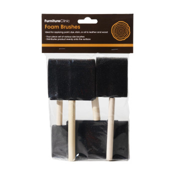 Furniture Clinic Foam Brushes For Stain Varnish Oil Paint Dye Sealants And More Perfect For Wood Furniture Cabinets