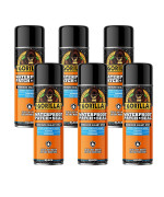 Gorilla Waterproof Patch Seal Rubberized Sealant Spray Black 16Oz Bulk Pack Of 6