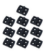 My Mironey 157 X 118 Plastic Hinge Black Nylon Door Hinges With Screws Pack Of 10