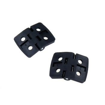 My Mironey 157 X 118 Plastic Hinge Black Nylon Door Hinges With Screws Pack Of 10