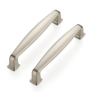 Ravinte 50 Pack Solid 334 Inch Kitchen Cabinet Handles Brushed Nickel Cabinet Pulls Satin Nickel Drawer Pulls Kitchen Cabinet