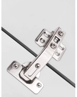 Vocomo 2 Pack Lazy Susan Hinge Face Frame Plate For 135 Degree Corner Kitchen Cabinet Cupboard Folden Door Hinges 3 Way Adjusta