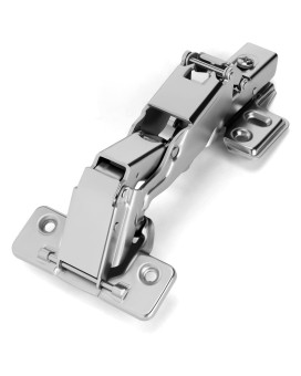 Vocomo 165 Degree Full Overlay Hinges Frameless Cabinet Doors Hinges 2 Pack Hydraulic Concealed Soft Closing Hinges For Lazy Su