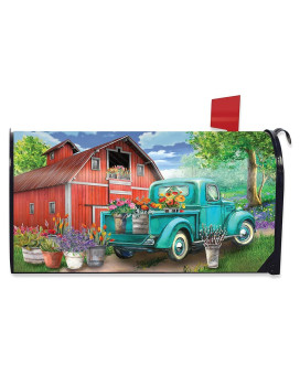 Briarwood Lane Flower Barn Spring Magnetic Mailbox Cover Standard