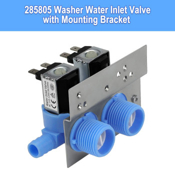 285805 Water Inlet Valve Compatible With Whirlpool Kenmore Maytag And Ge Washers Wtw8500Dc Wtw4955H Wtw5100Vq2 41797912702 1