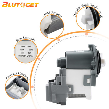 Upgrade Dc3100054D Px351601 Dc3100187A Washer Drain Pump Motor By Blutoget Fit For Samsung Washing Machine Wa4 Wa5 Wf2 Wf3