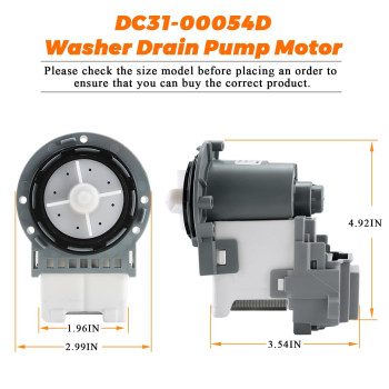 Upgrade Dc3100054D Px351601 Dc3100187A Washer Drain Pump Motor By Blutoget Fit For Samsung Washing Machine Wa4 Wa5 Wf2 Wf3