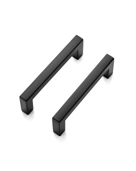 Ravinte 5 Pack Solid 3 Inch Center To Center Slim Square Bar Drawer Handles Kitchen Cabinet Handles Black Drawer Pulls Kitchen C