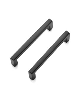 Ravinte 10 Pack Solid 334 Inch Center To Center Slim Square Bar Drawer Handles Kitchen Cabinet Handles Black Drawer Pulls Kitc