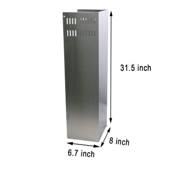 Range Hood Stainless Steel Chimney Extension For Tieasy Range Hood Td1775 Td1075Upper Piece