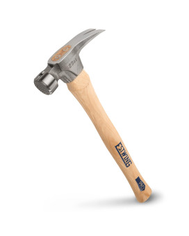 Estwing Pro California Hammer 23 Oz Rip Claw Hammer With Milled Face Hickory Wood Handle Mrw23Lm