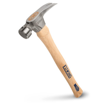 Estwing Pro California Hammer 23 Oz Rip Claw Hammer With Milled Face Hickory Wood Handle Mrw23Lm