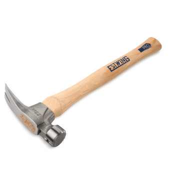 Estwing Pro California Hammer 23 Oz Rip Claw Hammer With Milled Face Hickory Wood Handle Mrw23Lm