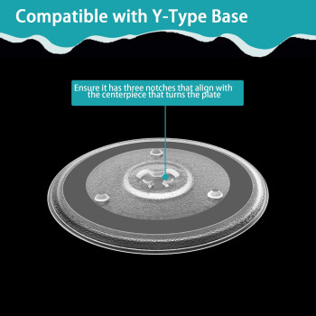 Gemroom 106 Microwave Glass Plate For Ge Panasonic Toshiba Galanz Farberware 10 58 Inch Replacement Microwave Glass Plat