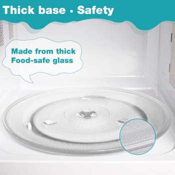 Gemroom 106 Microwave Glass Plate For Ge Panasonic Toshiba Galanz Farberware 10 58 Inch Replacement Microwave Glass Plat