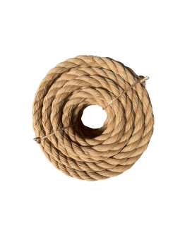 Ateret Twisted Promanila Unmanila Rope I 1 Inch X 100 Feet I 3 Strand Synthetic Polypropylene Rope I Multipurpose Lightweight