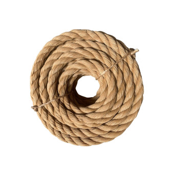 Ateret Twisted Promanila Unmanila Rope I 1 Inch X 100 Feet I 3 Strand Synthetic Polypropylene Rope I Multipurpose Lightweight