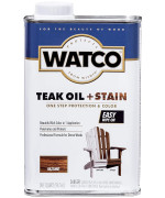 Watco 348746 Teak Oil Plus Stain Quart Hazelnut