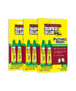 Super Glue Future Glue Gel Two 2 Gram Tubes Pack Of 3