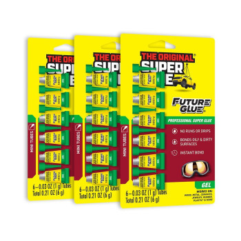 Super Glue Future Glue Gel 6 Mini Single Use Tubes Pack Of 3