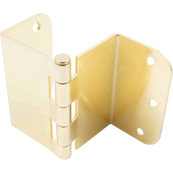 Generic 35 Inch Swing Clear Offset Door Hinge 3Pack 58 Inch Radius Brass T2895