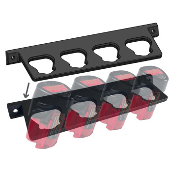 Generic Battery Holder For Milwaukee M12 12V Battery Holder Milwaukee Battery Storage For Milwaukee Wall Mount For Milwaukee 12V