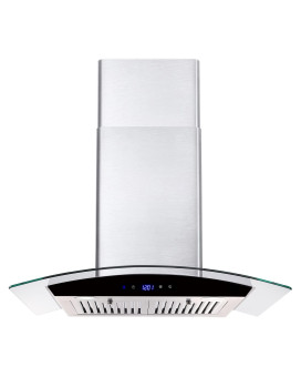 Range Hood 30 Inch Tieasy Wall Mount Kitchen Hood With Ductedductless Convertible Duct Stainless Steel Chimney And Baffle Fil