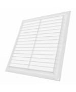 10 X 10 Inch Plastic Ventilation Grille With Insect Mesh Hvac Indoor And Outdoor Vent Cover Does Not Include Screws