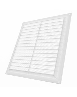 10 X 10 Inch Plastic Ventilation Grille With Insect Mesh Hvac Indoor And Outdoor Vent Cover Does Not Include Screws