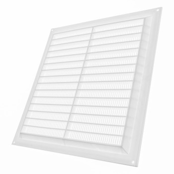 10 X 10 Inch Plastic Ventilation Grille With Insect Mesh Hvac Indoor And Outdoor Vent Cover Does Not Include Screws