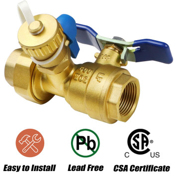 34 Inch Ips Isolator Tankless Water Heater Service Valve Kit With Pressure Relief Valve Clean Brass 34 Inch Service Installa