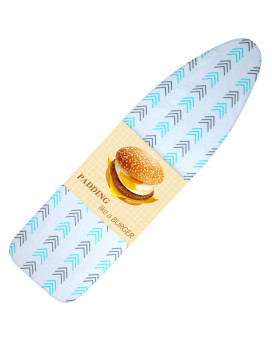 Thick Ironing Board Cover And Pad 15X54 Standard Size 4 Layers Thick Padding With 2 Elastic Stain Resistant Durable Scorch