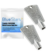 Bluestars Ultra Durable Metal Freezer Door Key 216702900 Fits Frigidaire Kenmore Replaces 297147700 More 2 Pack