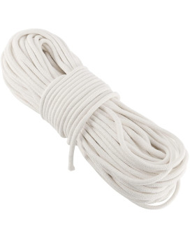 Funsuei 328 Feet 8 Sash Cord 14 Inch Cotton Sash Cord White Sash Cord For Window Clotheslines Decoration Tie Down Campin