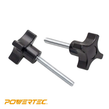 Powertec Qnb3011 4Point Stud Knob 1420 2 Long 5 Pk Black