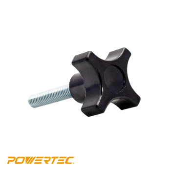 Powertec Qnb3011 4Point Stud Knob 1420 2 Long 5 Pk Black