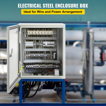 Vevor Nema Steel Enclosure 12 X 10 X 6 Nema 4X Steel Electrical Box Ip66 Waterproof Dustproof Outdoorindoor Electrical J