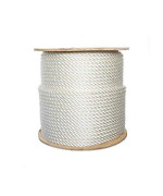 Ateret 516 Nylon Rope 3Strand Twisted Nylon Polyester Blended Synthetic Rope Multipurpose Lightweight Weatherresist