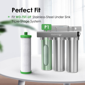 Waterdrop P1 Under Sink Pp Water Filter Replacement For Tstuf Ultrafiltration Under Sink Water Filter System 1 Pack